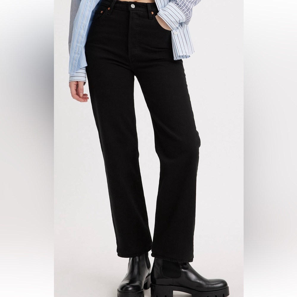 LEVI RIBCAGE STRAIGHT ANKLE JEANS